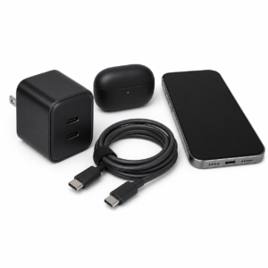65W Dual USB-C Fast Charger Kit